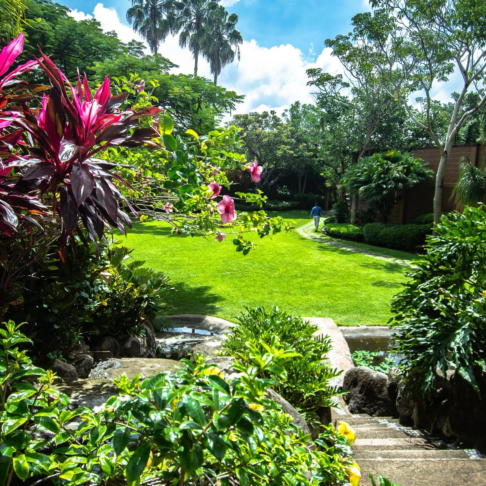 Jardín principal de Exedra
